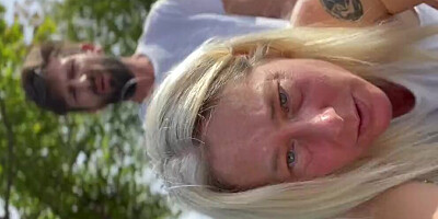 Perverted amateur mature gets bonked out in the open by a stranger
