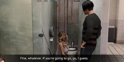 The Office Wife - Playthrough #20 Toilet with Simon, Dixon shop at night