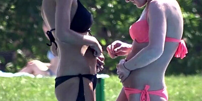 Hot Bikini Teen Babes Voyeur Beach Hd Video