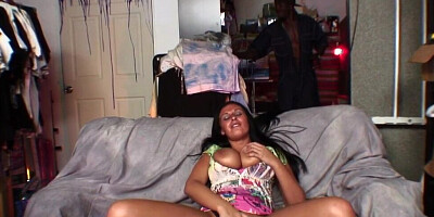 Busty MILF goes in a trance-like state whenever she bangs a big black cock