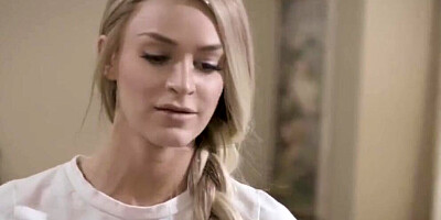 3 Way With His GF and Her Step-MILF