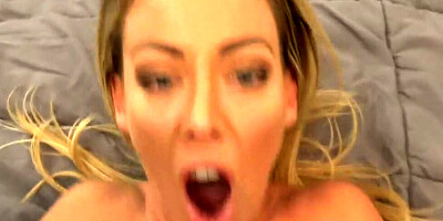 Depraved blonde cougar Isabelle Deltore looks amazing taking that hard cock