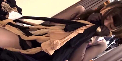 Goddess Pantyhose - Nozomi Hazuki - See the Fully Clothes Working Office Ladies and Mature Beauties