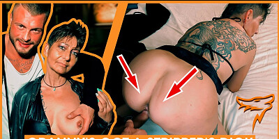 Naughty MILF sucks a hard cock in a public place