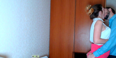 Amateur secretary gets screwed inside the office by her boss