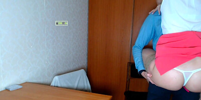 Amateur secretary gets screwed inside the office by her boss