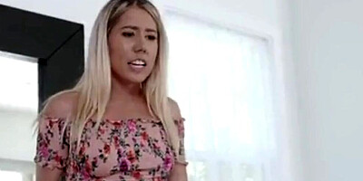 Brunette babe overlooks the blonde and the stallion while having sex