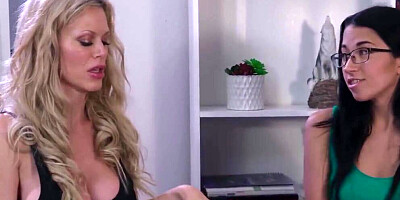 Teen Reconnects with Step-Mother who Seduces her - GirlfriendsFilms
