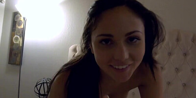 Stepbro wakes up Ariana Marie and gives her some cock