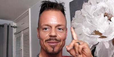 Muscled stripped is fucking a naughty cheating housewife Tina Kay