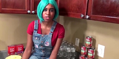 Young Step Sister Msnovember In Kitchen Giving Blowjob & Sex