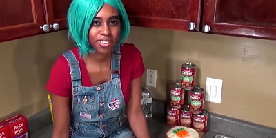 Young Step Sister Msnovember In Kitchen Giving Blowjob & Sex