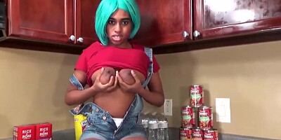 Young Step Sister Msnovember In Kitchen Giving Blowjob & Sex