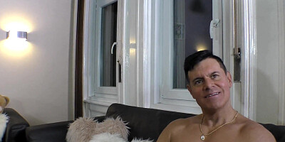Sia Siberia is riding a horny stranger's hard dick on the couch