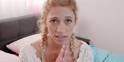 JAY'S POV - Teen Gets Caught with Morning After Pill and Creampied by her Step Dad