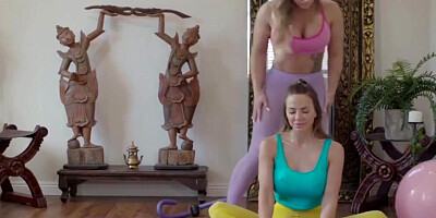 Girl Grind - Abigail Mac and Cali Carter sex fitness exercises