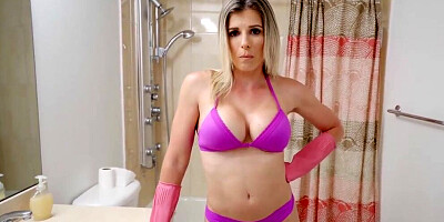 Nailing Majestic Duo of Stepdaughter and Mom