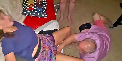 Amateur mature is getting bonked hard by her husband's mate