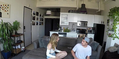 Seductive step sister anya teases ripped stepbro