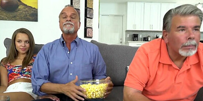 DON'T FUCK MY DAUGHTER - Glen Woodview Fucks his Buddy's Daughter Liza Rowe