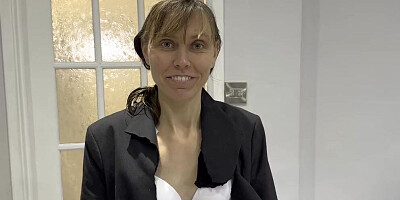 SHIT. My Job Interview - FUCKING THE BOSS. Wetlook, Panty Wetting and Ripping Clothes!