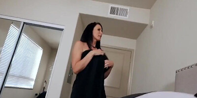 Hot Busty MILF Reagan Foxx uses her Stepson's Cock to go Viral