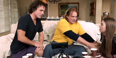 StepDaughter Jill Kassidy says FUCK Football! Cum Fuck me instead StepBro