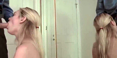Blonde Stepdaughter Fucked Behind Mom s Back