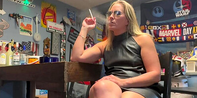 Mel Luvs Smoking Compilation - VS 120's, ML 100's, Boots, Leather, and Wet Play