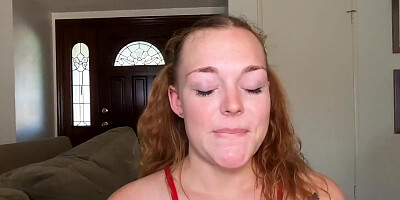 BadDaddyPOV - Hot Redhead Stepdaughter Samantha Reigns Let’s Stepdaddy Pop Her Cherry