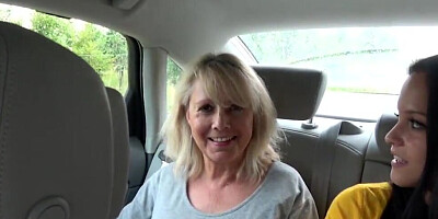Granny and MILF are having a foursome with grandpa and grandson