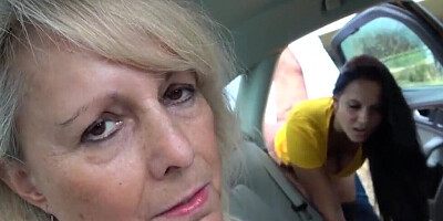 Granny and MILF are having a foursome with grandpa and grandson