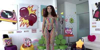 Petite babe is going to enjoy both anal and creampeis