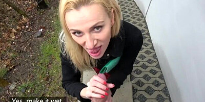 Oral video with well-made Afina Kisser from Fakehub