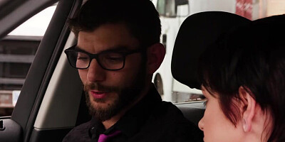 Charming girl Cadey Mercury is having sex with a driving instructor