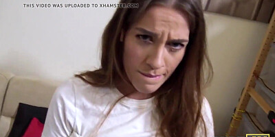 Teen debtor makes it with the horny extorter