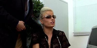 Good looking girls playing with multiple hard cocks together