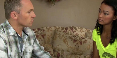 Harley Dean Rides her White Step-Dad