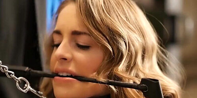 Submissive blonde Kimmy Granger dominated and fucked by a master