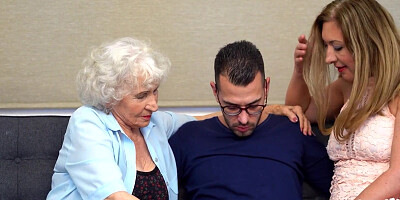 John Price Has The Time Of His Life Fucking Not One But Two Hairy Grandma’s!