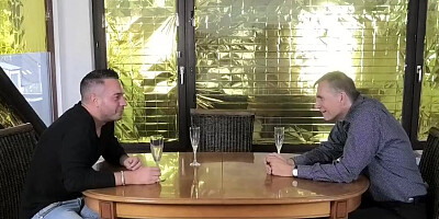 CREAMPIE FOR DESSERTS - THREESOME WITH GERMAN BLONDE