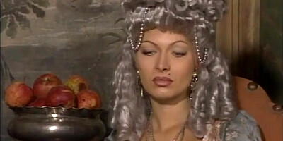 Classic porn scene with some horny ladies sucking dicks and fucking