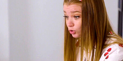 Step-granddad Caught Me Masturbating And Gave Me A Lesson In Privacy And Big Cock Deepthroating