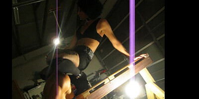 Bitchy Cleo Ballgrabs and Ass-sits Ceasar's Face in Femdom Custom Video