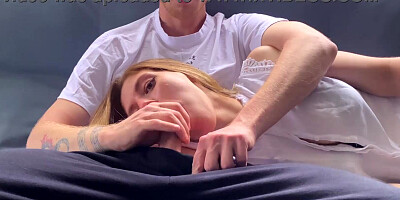 Stepmother Fell Asleep On Stepson's Lap