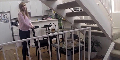 Dad Crush - Hot Teen Stripped Naked Infront of Stepdad