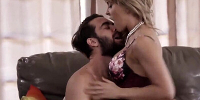 Mature babe Cherie Deville stuffs tight pussy with dick