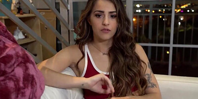 Horny Latina Stepsister can't Stop herself - Sofie Reyez