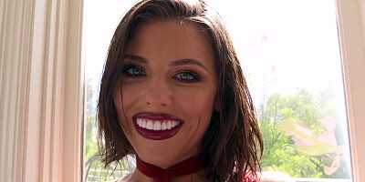 Lusty minx can't wait to take this massive black cock in her aching booty