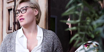 Spencer Bradley and another girl are licking each other's pussy